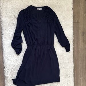 Elegant Navy Blue Dress